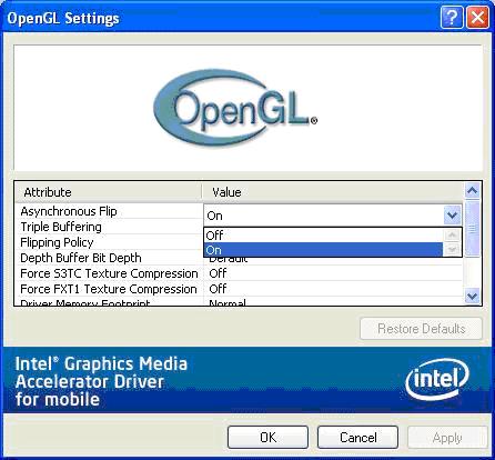 Opengl graphics driver for windows 7