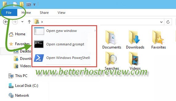 Download command prompt here windows 10